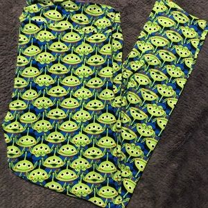 Toy story green alien leggings tc